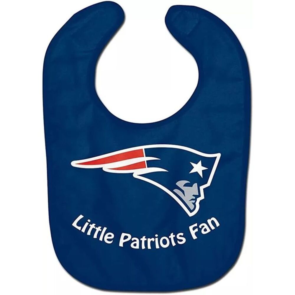 WinCraft NFL Little Patriots Fan Baby Infant ALL PRO BIB - Blue